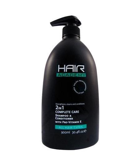 Шампунь-кондиціонер Hair Academy 2в1 Pro-Vitamin E 900 мл (Е-00816)