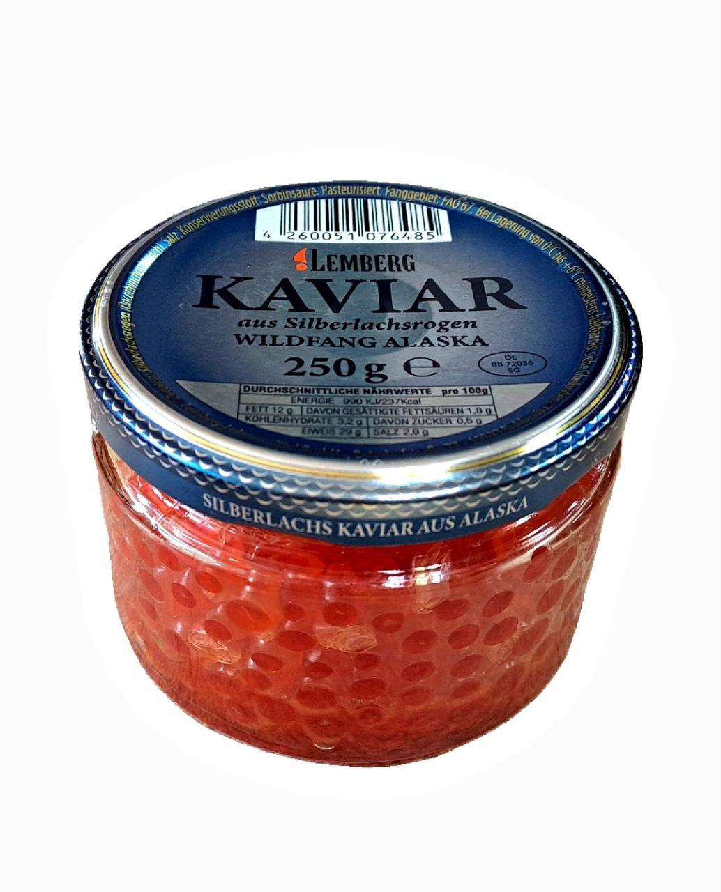 Ікра червоний кіжуч Lemberg скло 250 г (13347591)