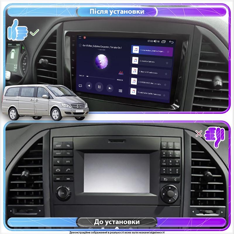 ᐉ Автомагнитола штатная Lesko 4G/GPS/Wi-Fi/CP для Mercedes-Benz