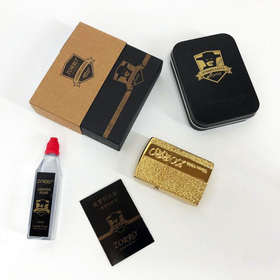 Набор для зажигалки бензиновая Zorro HL-358 Золото (310846) - фото 7 Набор для зажигалки бензиновая Zorro HL-358 Золото (310846) - фото 7
