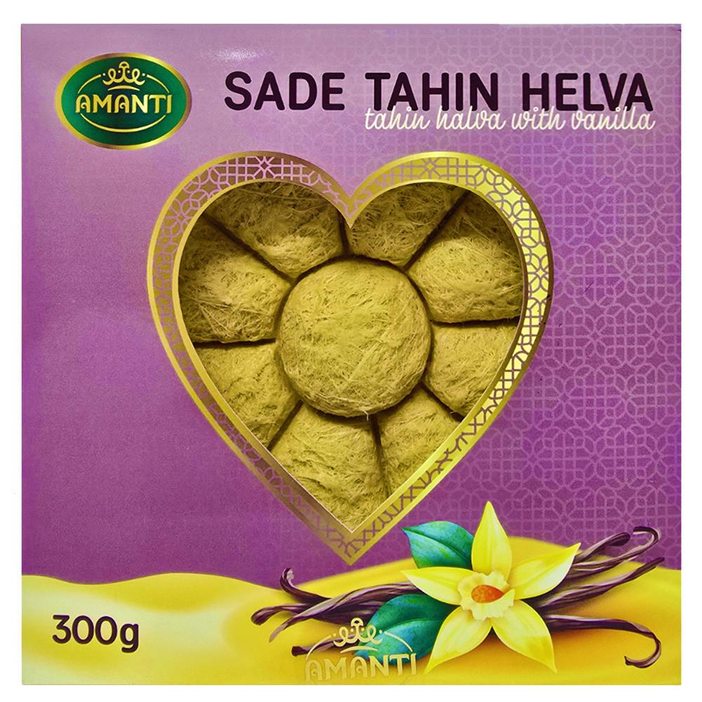 Халва Amanti Sade Tahin Helva кунжутная с ванильным вкусом 300 г (2618446859)