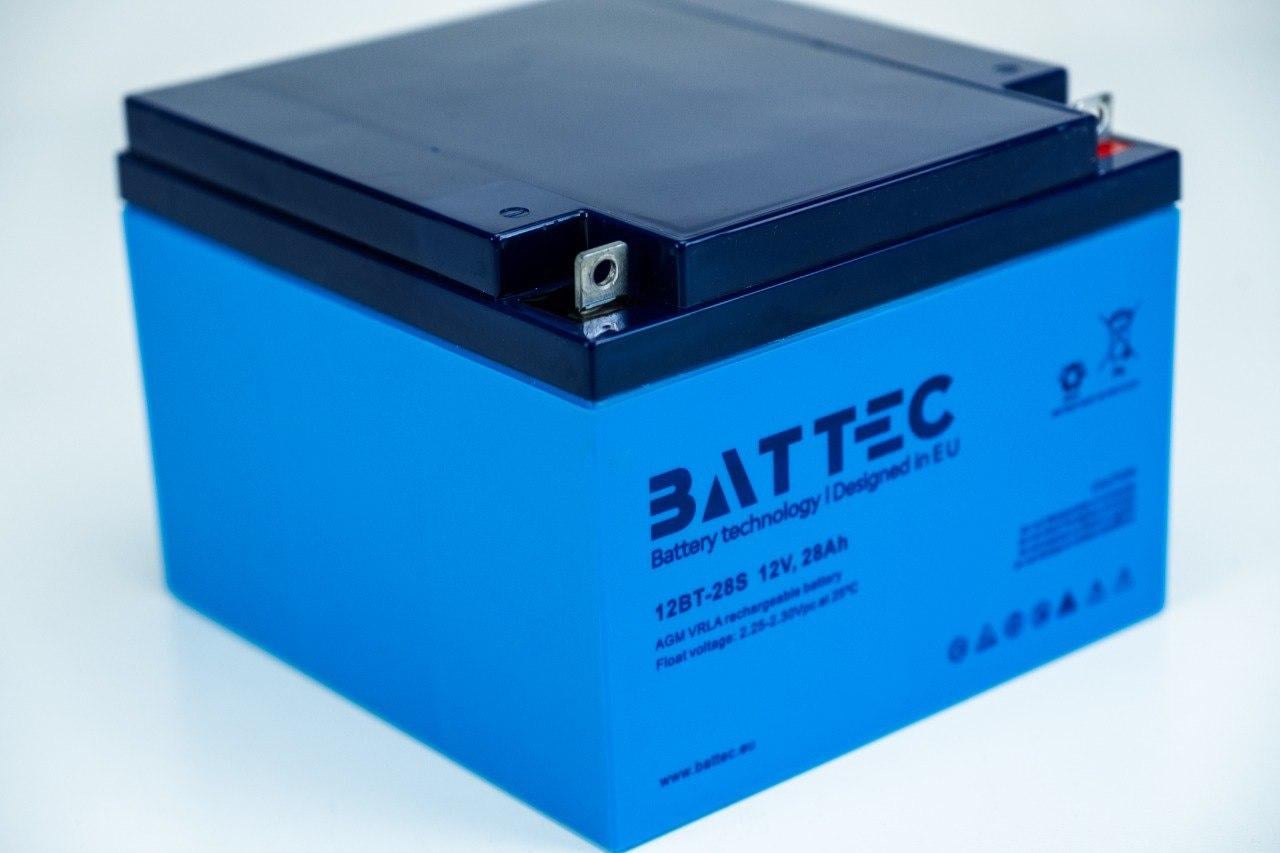 Акумуляторна батарея AGM BATTEC 12BT-28S 12V 28Ah
