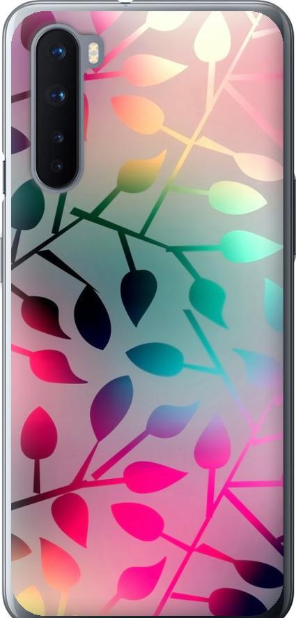 Чехол на OnePlus Nord Листья (2235u-2046-42517)