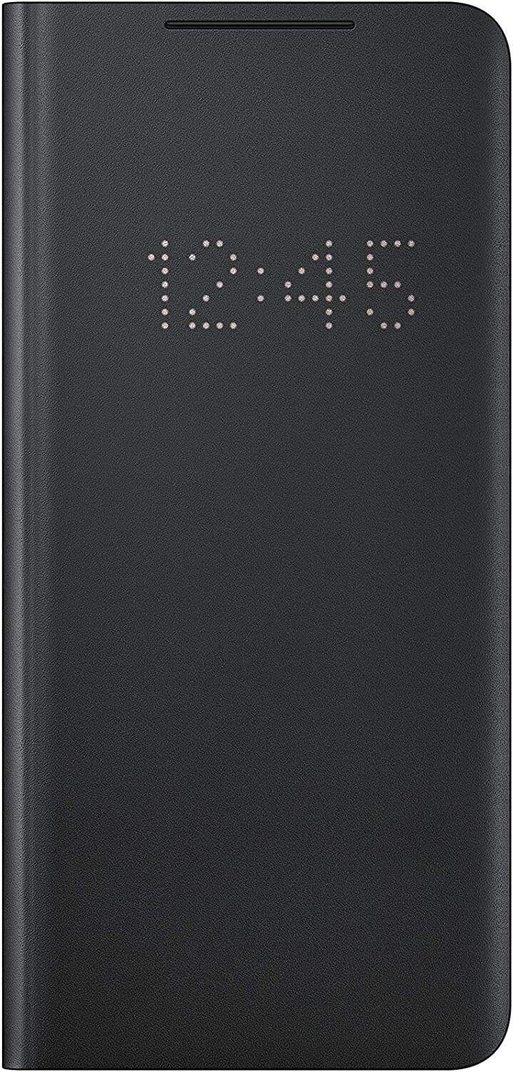 Смарт чехол книжка Samsung Galaxy S21 Ultra SM-G9980 SM-G998 S-View Flip Cover Black Черный