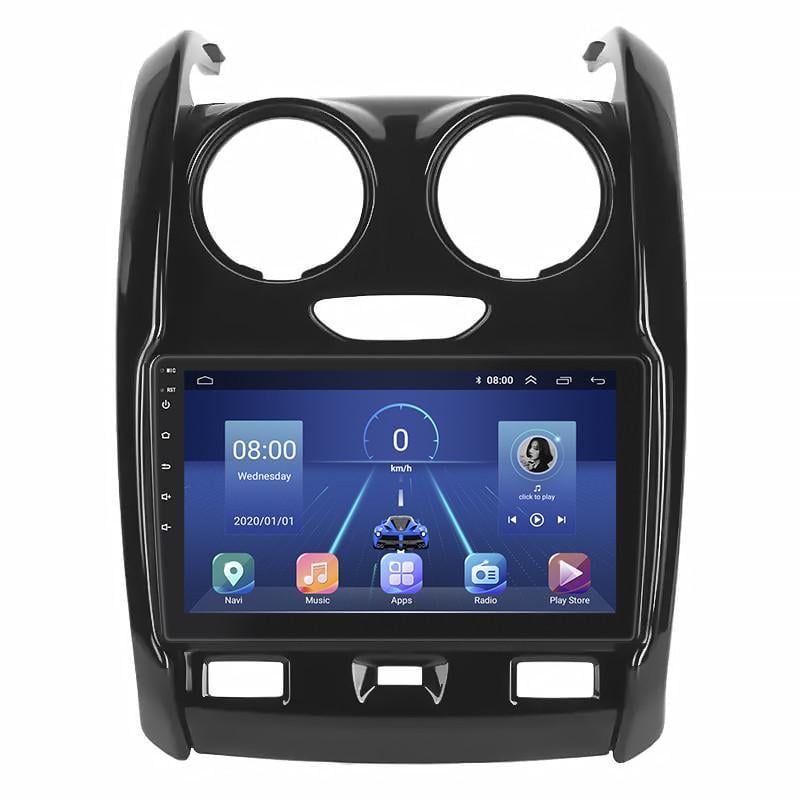 Автомагнитола штатная Lesko для Dacia Duster II 2017-2021 9" 4/32Gb 4G Wi-Fi GPS Top MOB