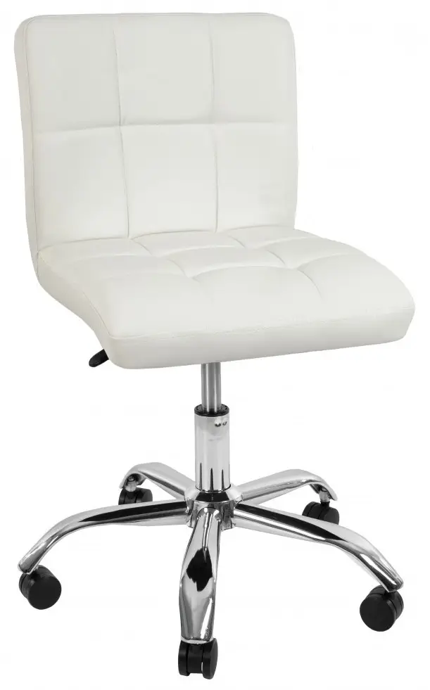 Кресло офисное Bonro B-532 на колесах Белый (40600012)