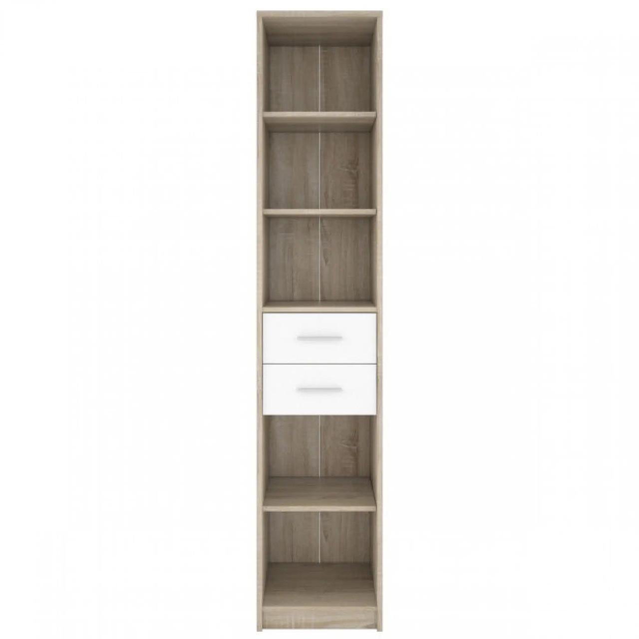 Пенал відкритий з ящиками Гербор Непо REG2S/40 Дуб сонома/Німфея альба (GRB-1308)