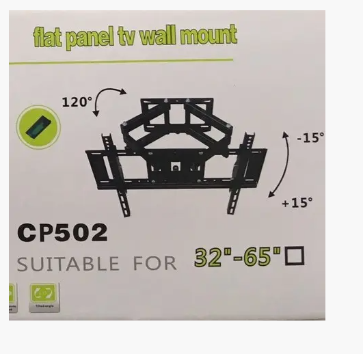 Кріплення для ТВ настінне Flat Panel TV Wall Mount СР502 поворотне висувне 32"-65" до 53 кг - фото 2