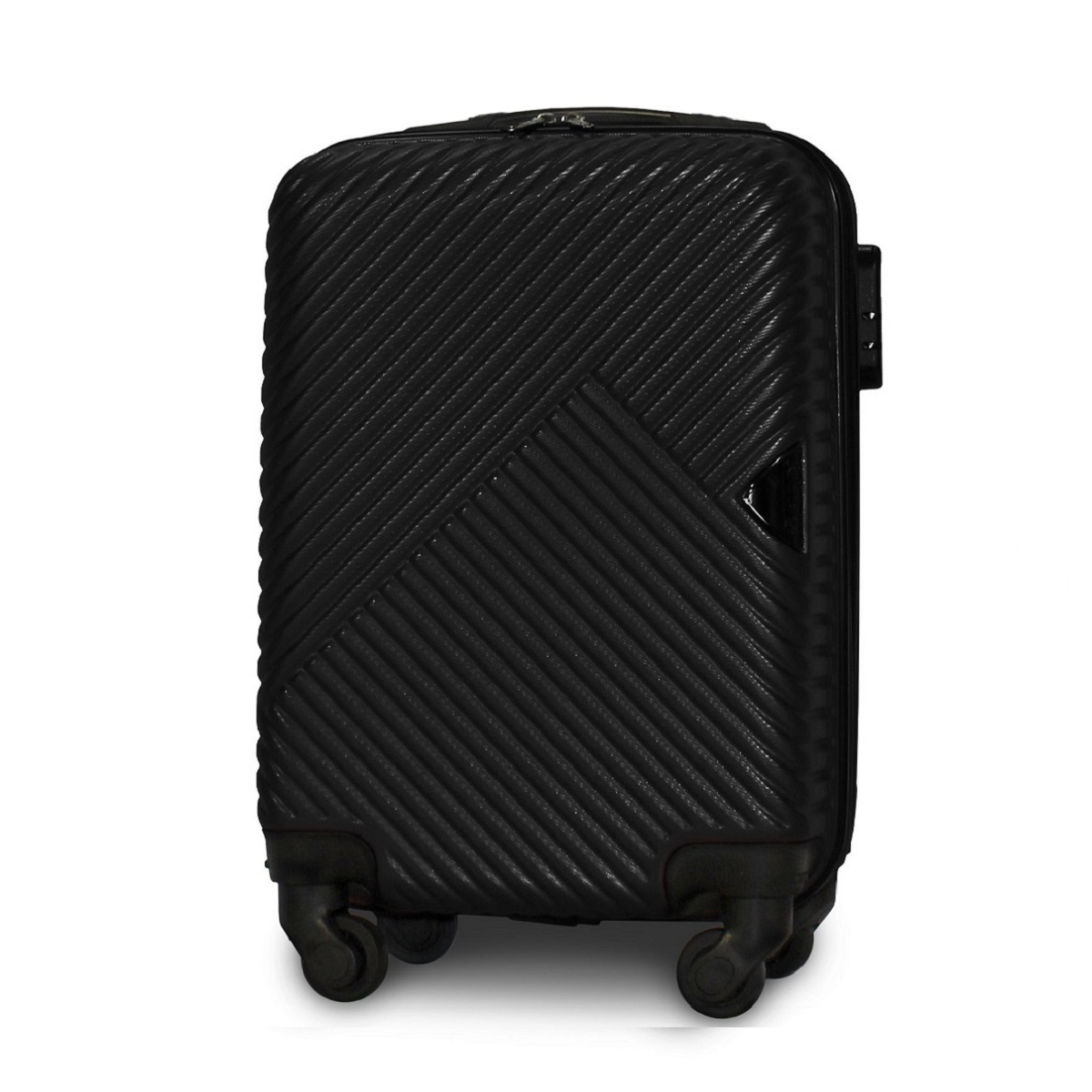 Валіза Fly 2702 міні 49х32х19 см ручна поклажа на 4 колесах Чорний