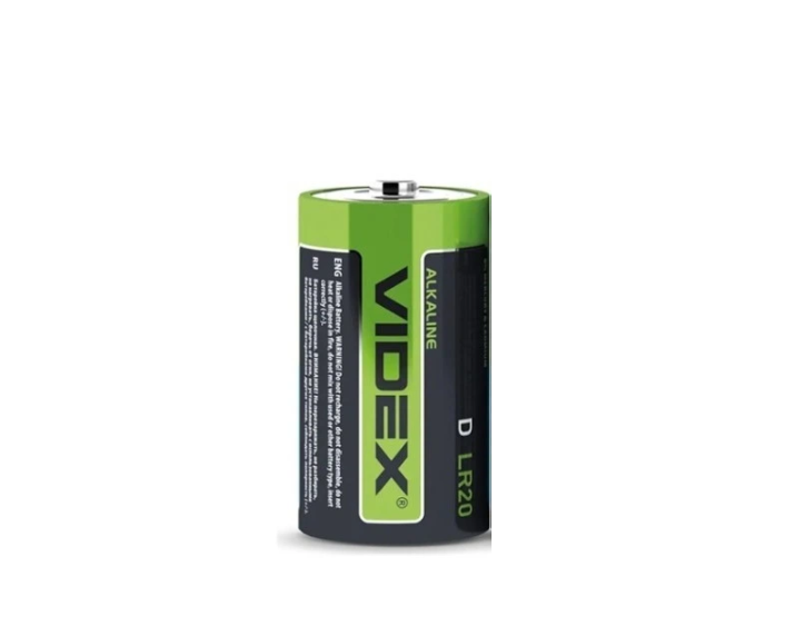 Батарейка лужна Videx LR20 D R20 1 шт. (291)