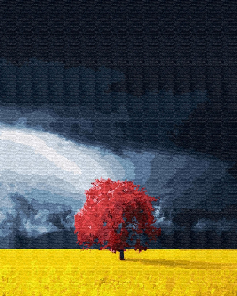 Картина по номерам Brushme Поле перед грозой (GX28666)