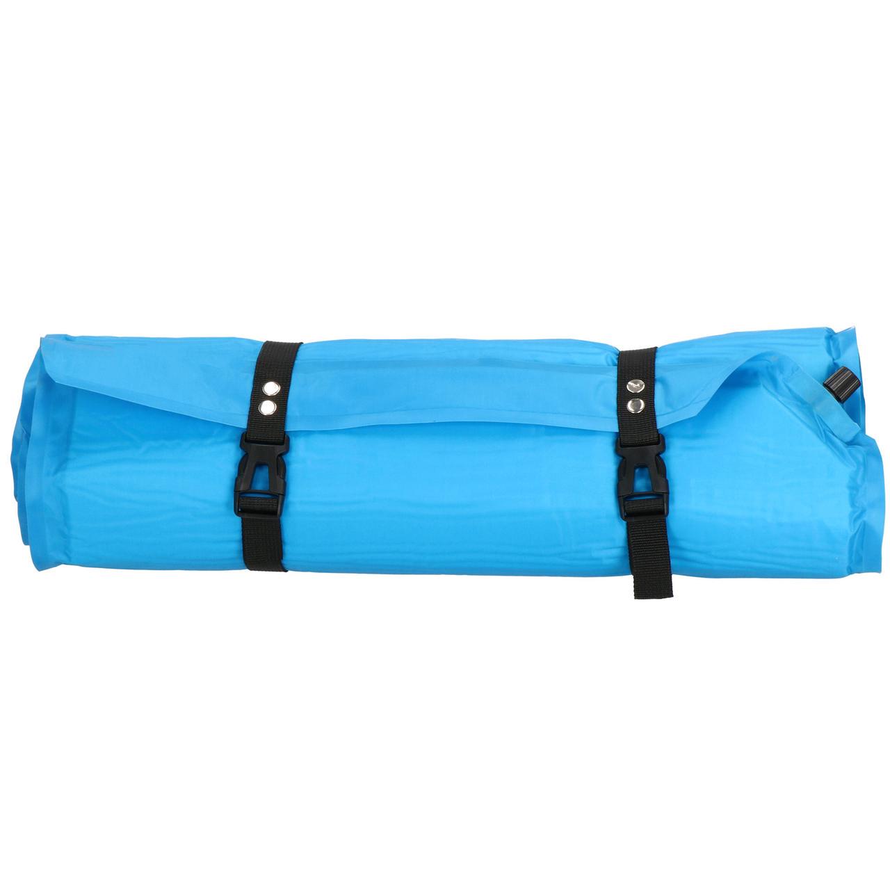 Коврик самонадувающийся Springos PM036 186x53x2,5 см с подушкой - фото 9