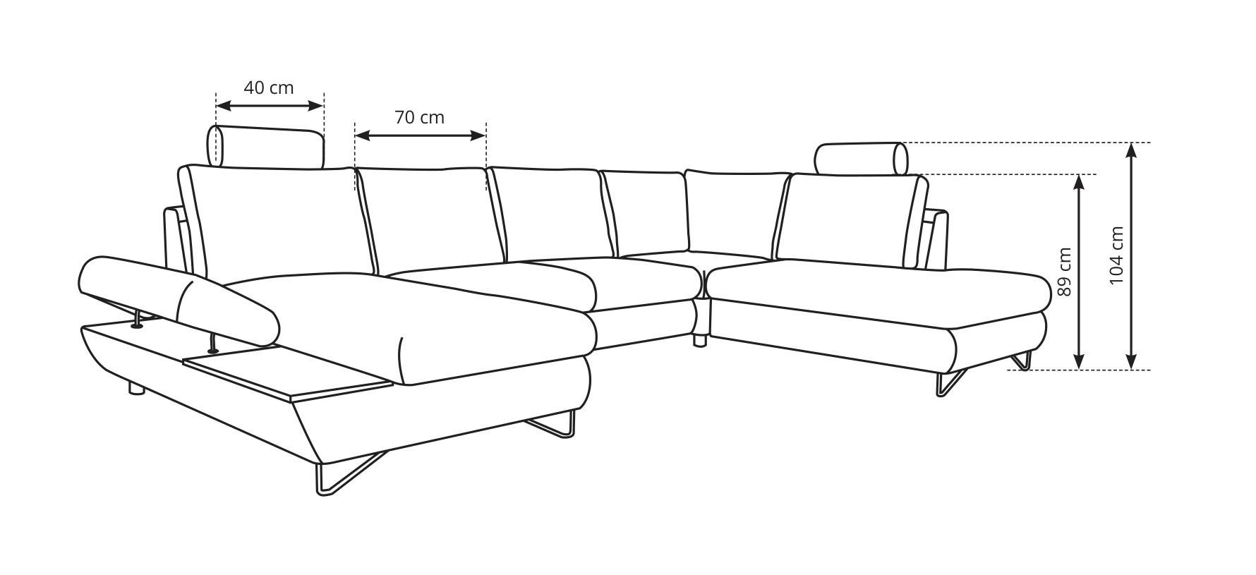 Диван кутовий розкладний Perfect Home Loft III з натурального дерева/ДСП/тканини Monolith 37 Зелений (49703) - фото 7 Диван кутовий розкладний Perfect Home Loft III з натурального дерева/ДСП/тканини Monolith 37 Зелений (49703) - фото 7