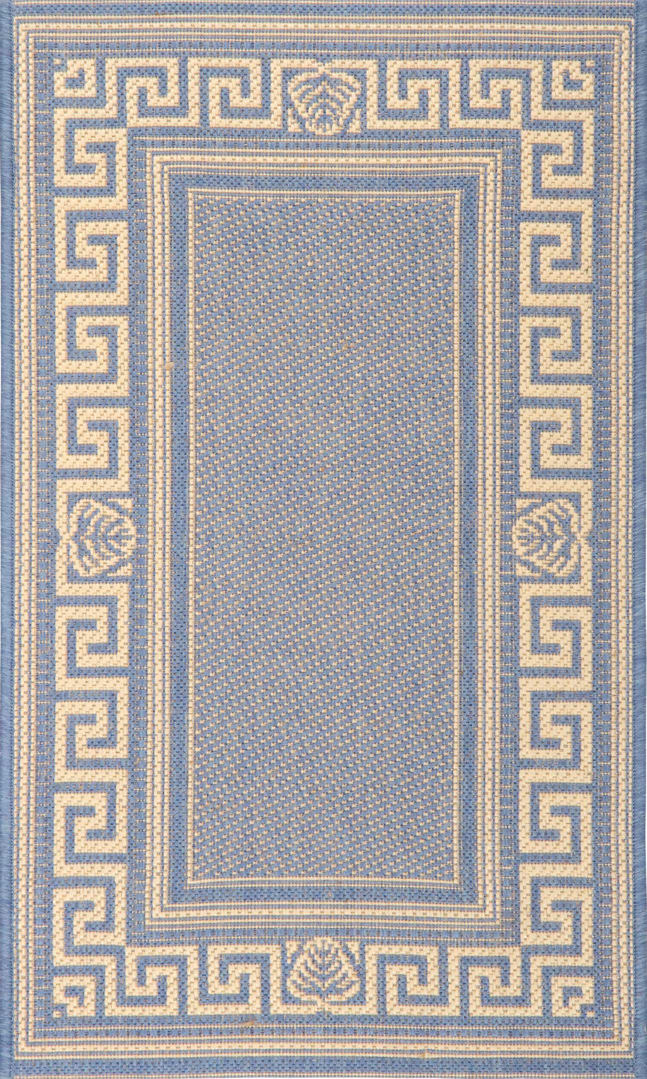 Ковер безворсовый Karat Naturalle 900/410 0,60x1,00 м прямоугольный Голубой (00-00004545)