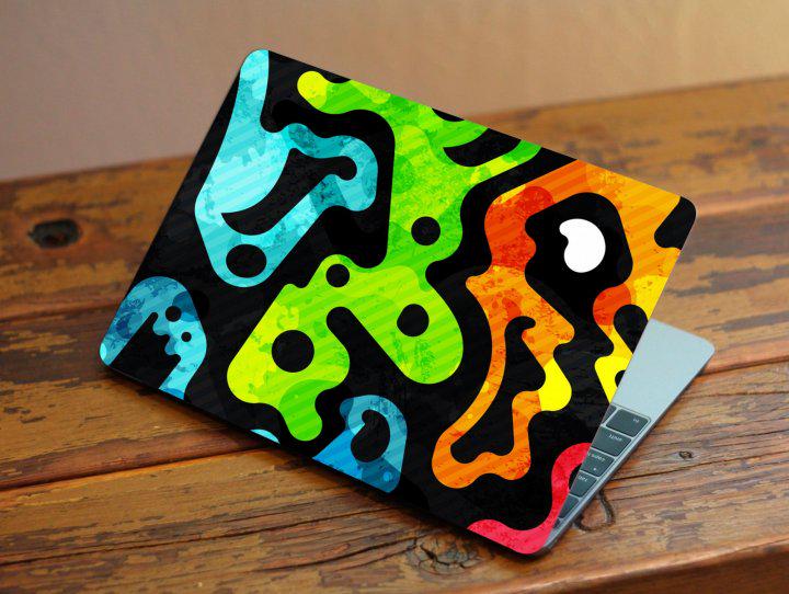 Захисна плівка-наклейка на ноутбук Абстракція Далі 385х260 мм