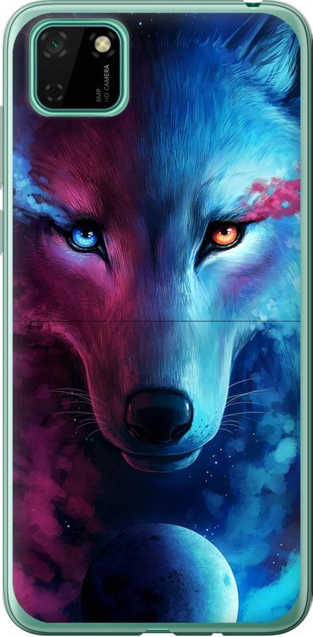 Чехол на Huawei Y5p Арт-волк (3999u-1936-42517) Чехол на Huawei Y5p Арт-волк (3999u-1936-42517)