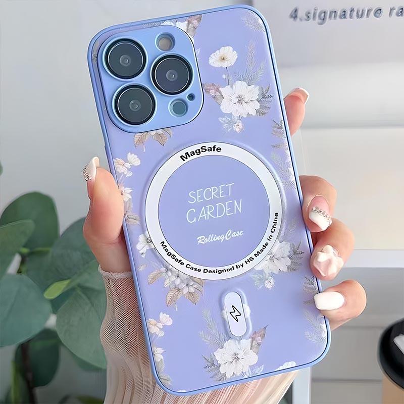 Протиударний Чохол Epik Secret Garden with MagSafe TPU+PC для Apple iPhone 11 Pro (5.8") Lilac - фото 2