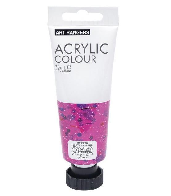 Краска акриловая ART RANGER 75 мл Glitter pink