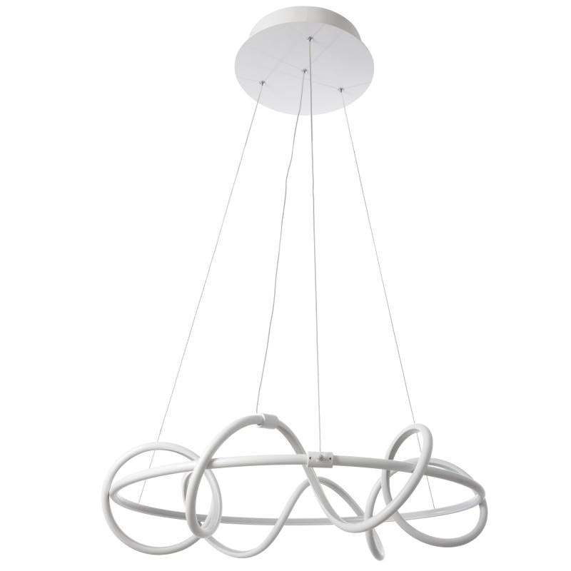 Люстра светодиодная подвесная Brille BL-374S/156 W WH led для натяжного потолка