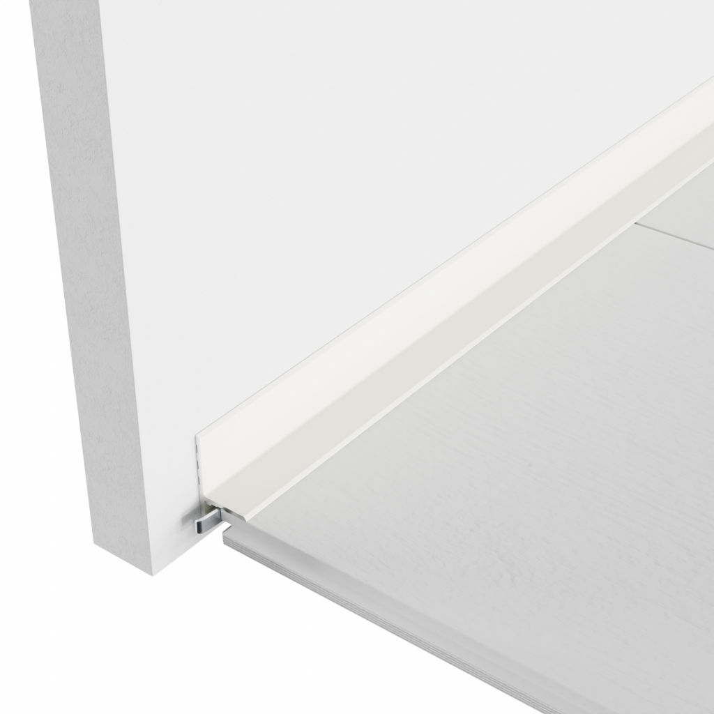 Мікроплінтус алюмінієвий Thinline SVM-217W 22x2600 мм Білий (25448193) - фото 3 Мікроплінтус алюмінієвий Thinline SVM-217W 22x2600 мм Білий (25448193) - фото 3