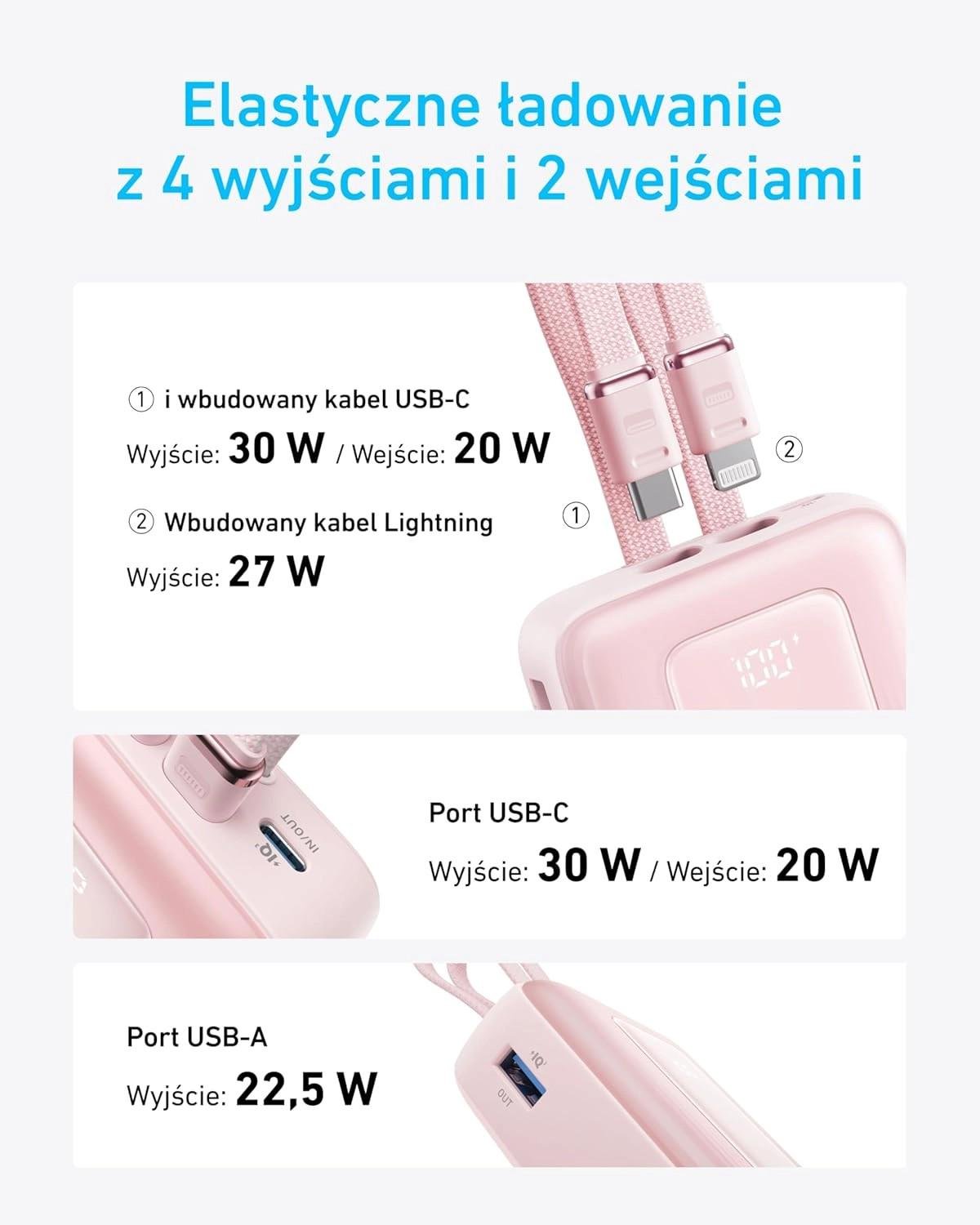 Повербанк Anker Zolo 10000 mAh Black (A1680G11) - фото 8