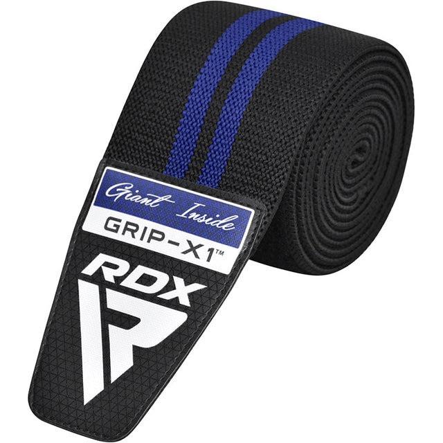 Бинти на коліна RDX GYM KNEE WRAP R11 Black/Blue (A-013184) - фото 3 Бинти на коліна RDX GYM KNEE WRAP R11 Black/Blue (A-013184) - фото 3