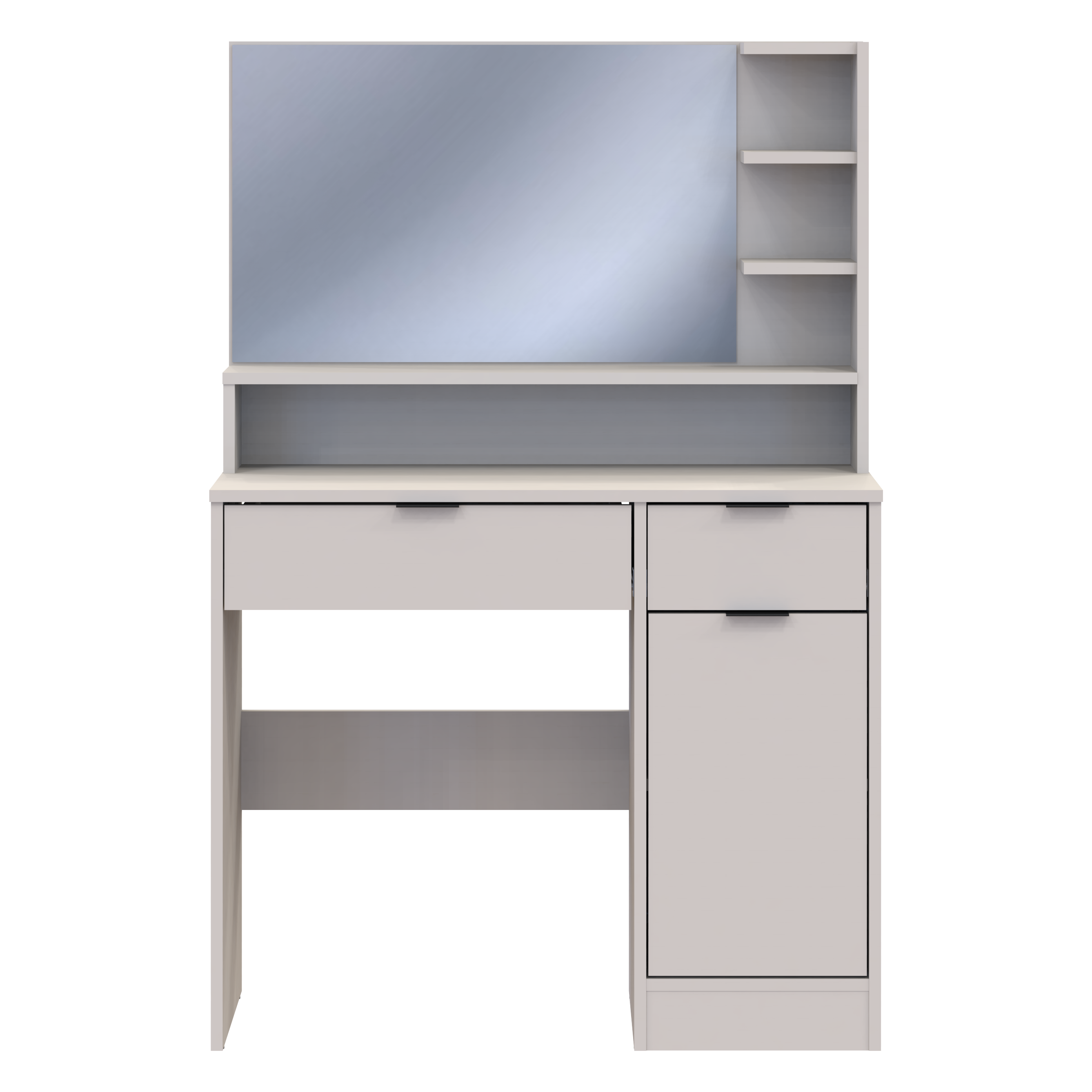 Туалетний столик з дзеркалом Doros Естель 90х38х135 см Кашемір (DRS-011473) - фото 3 Туалетний столик з дзеркалом Doros Естель 90х38х135 см Кашемір (DRS-011473) - фото 3