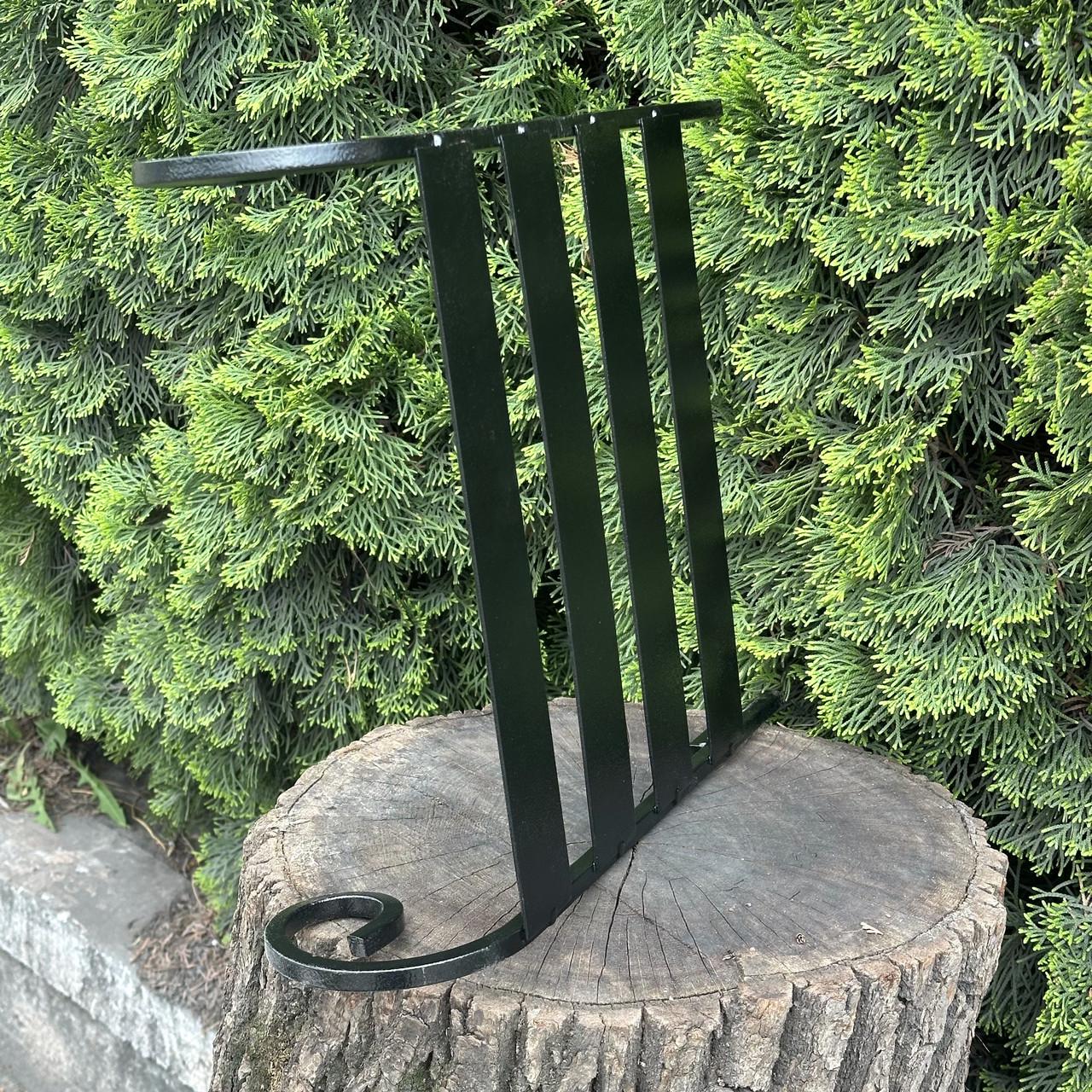 Бічна полиця Metalzavod для мангалу Гефест на 9-12 шампурів 42,5х33х14,5 см (PLK-MD12) - фото 5