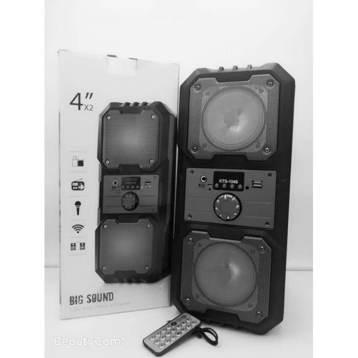 Портативна колонка Bluetooth Kts 1048 Black (1012949461) - фото 2