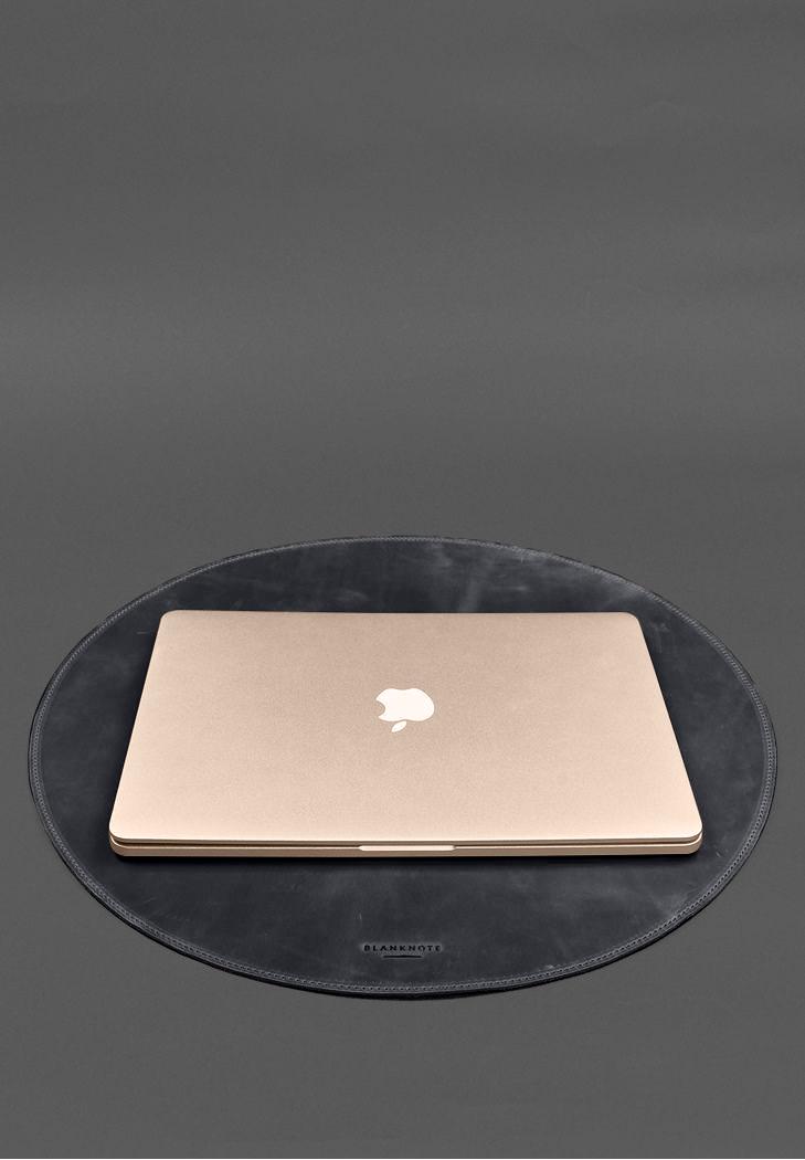 Набор настольный из натуральной кожи 1.2 Crazy Horse Синий (A-028805) - фото 5 Набор настольный из натуральной кожи 1.2 Crazy Horse Синий (A-028805) - фото 5