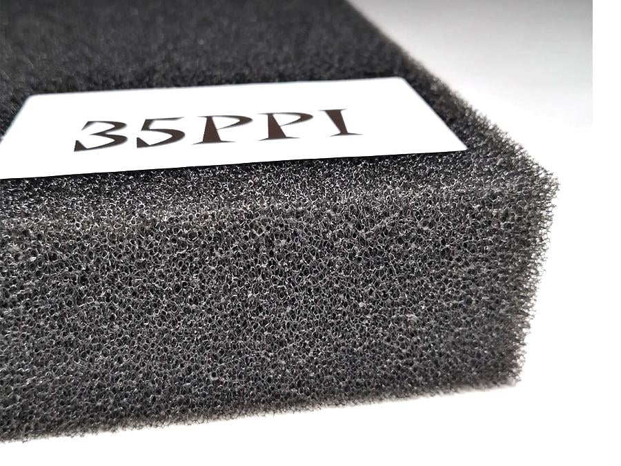 Наповнювач для фільтрів середньопористий Aqua-Tech Filter sponge 35 ppi 50x50x4 см Black (AT-FSM50504) - фото 1