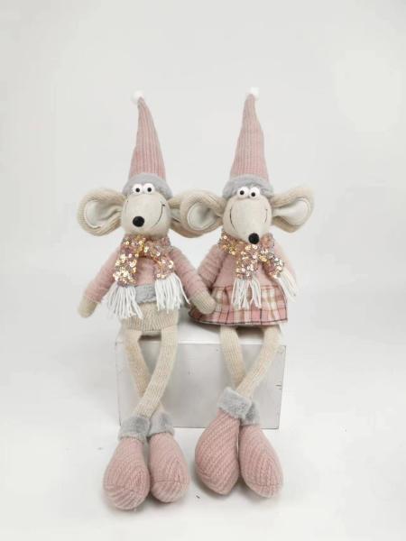 Мягкая игрушка новогодняя Novogod'ko Мышонок Мальчик 69 см (974643)