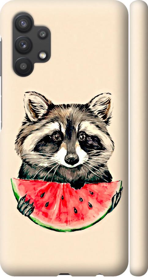 Чохол на Samsung Galaxy A32 A325F Єнотик з кавуном (4605m-2204-42517)
