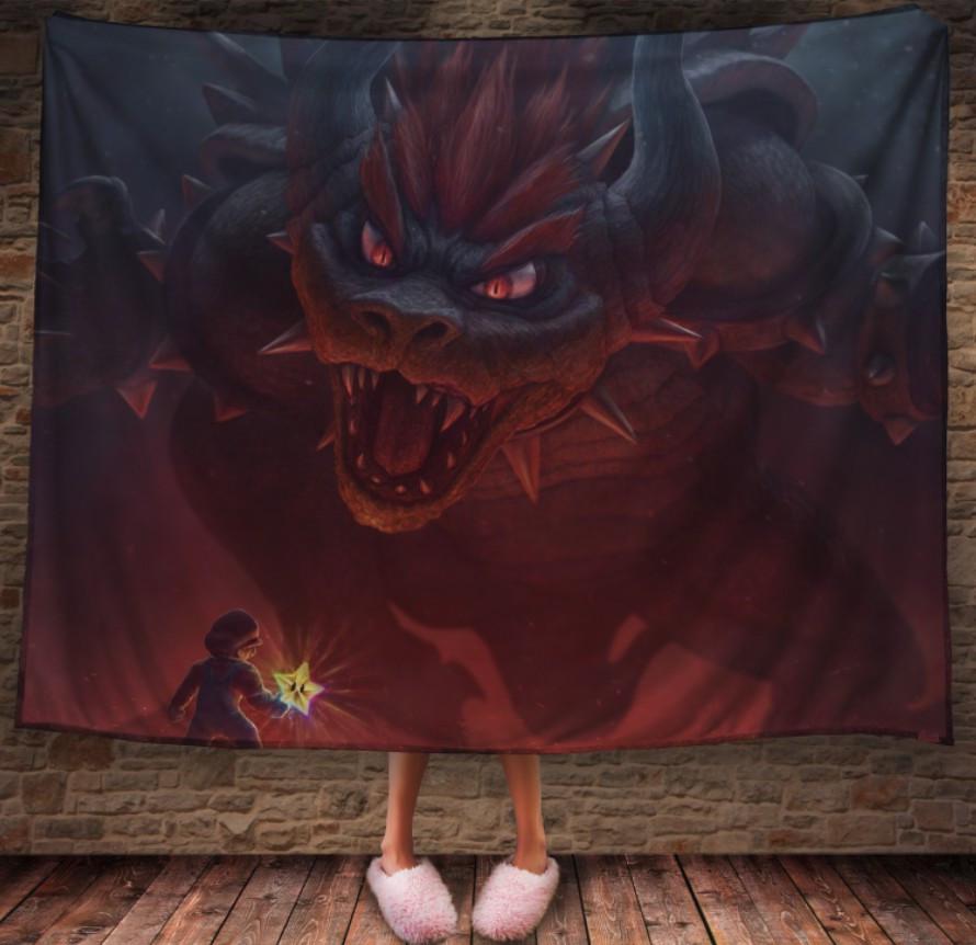 Плед с 3D принтом Super Mario 150х200 см (epi_1962)