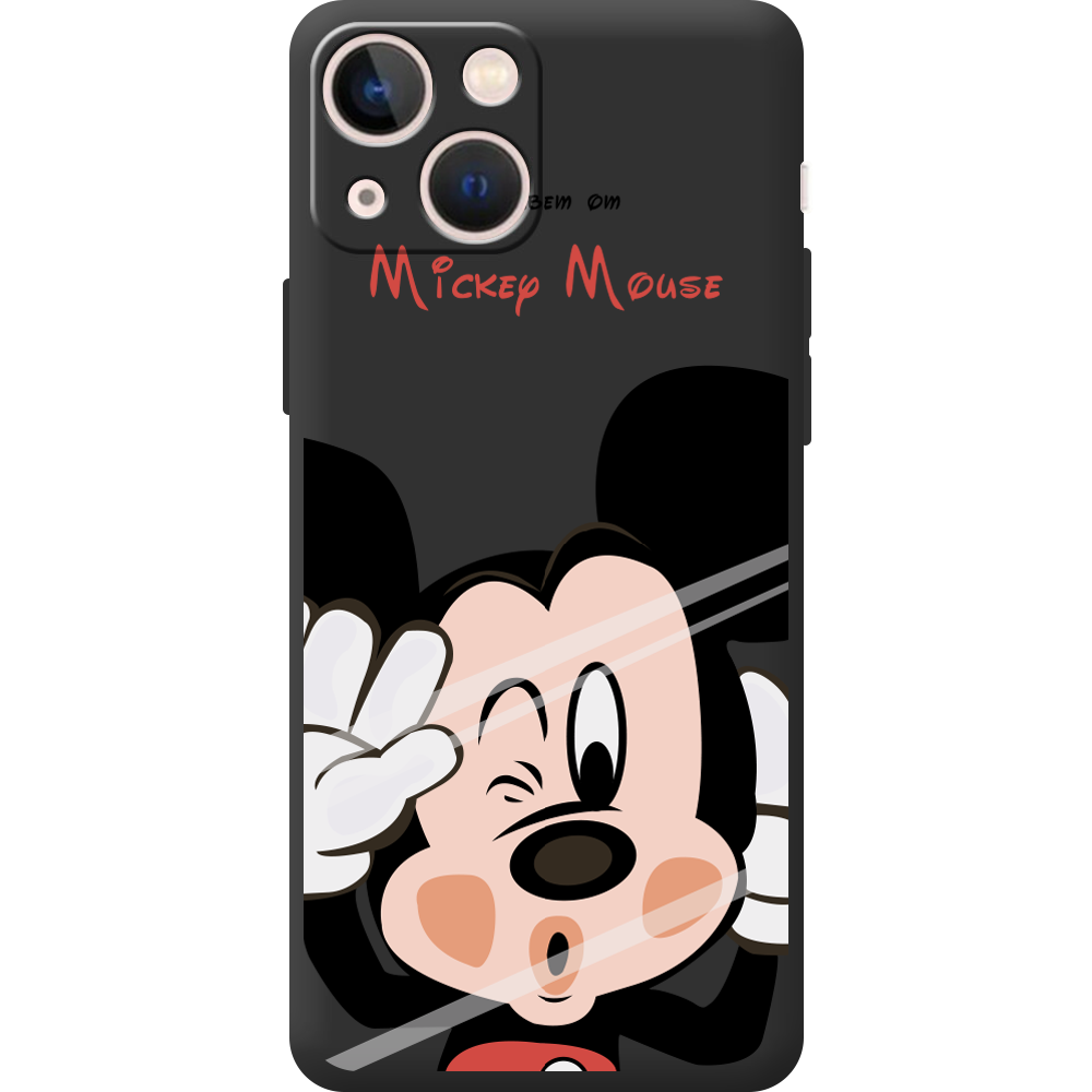 Чохол BoxFace iPhone 13 mini Mister M Чорний силікон (43839-cc58-44566)