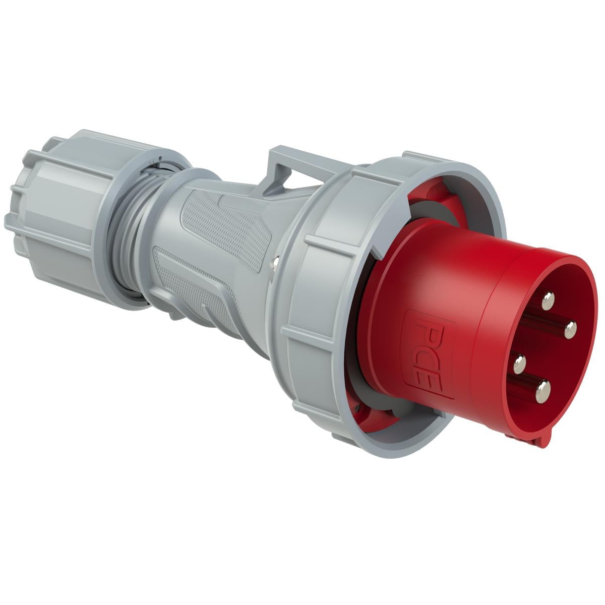 Силова вилка кабельна PCE 3P+E IP67 63A 400V (034-6)
