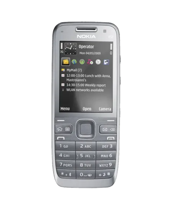 Мобільний телефон Nokia E52 Silver 2,4" 3,2 Мп 1500 мАг 3G GPS