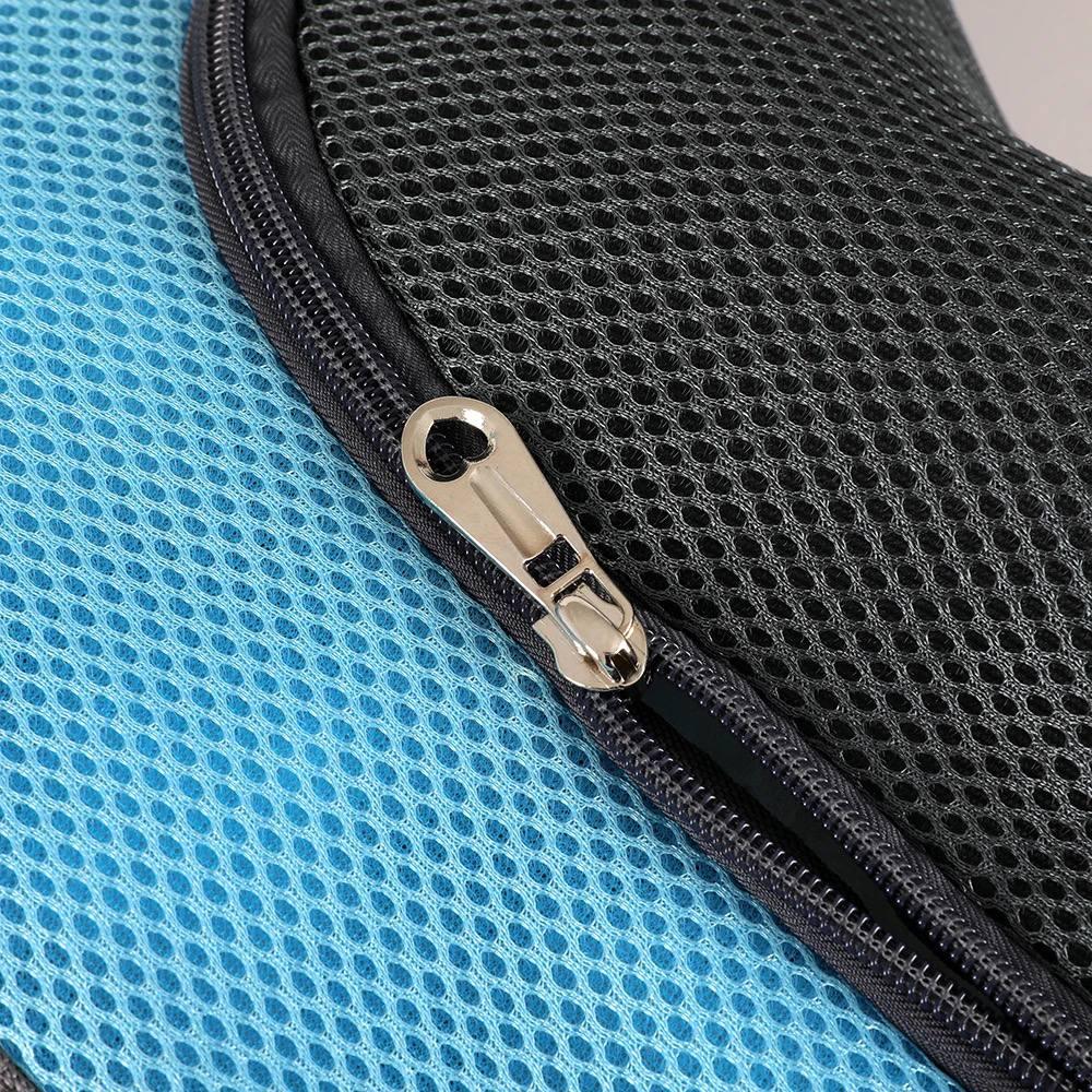 Сумка-переноска для собак через плече до 5 кг Сірий/Блакитний - фото 6 Сумка-переноска для собак через плече до 5 кг Сірий/Блакитний - фото 6