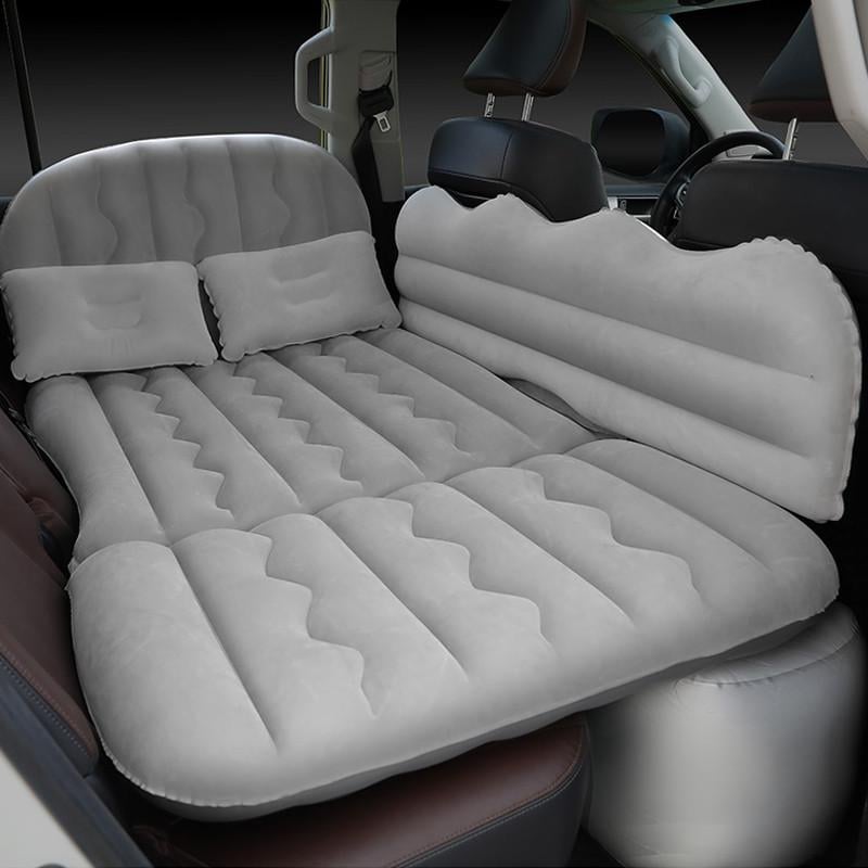 Матрац надувний автомобільний матрац Сірий з насосом Solve на заднє сидіння або в багажник (KT6009208) - фото 2 Матрац надувний автомобільний матрац Сірий з насосом Solve на заднє сидіння або в багажник (KT6009208) - фото 2