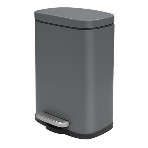 Ведро с педалью Spirella Akira 10.19836 металлическое 5 л Серый (36399)