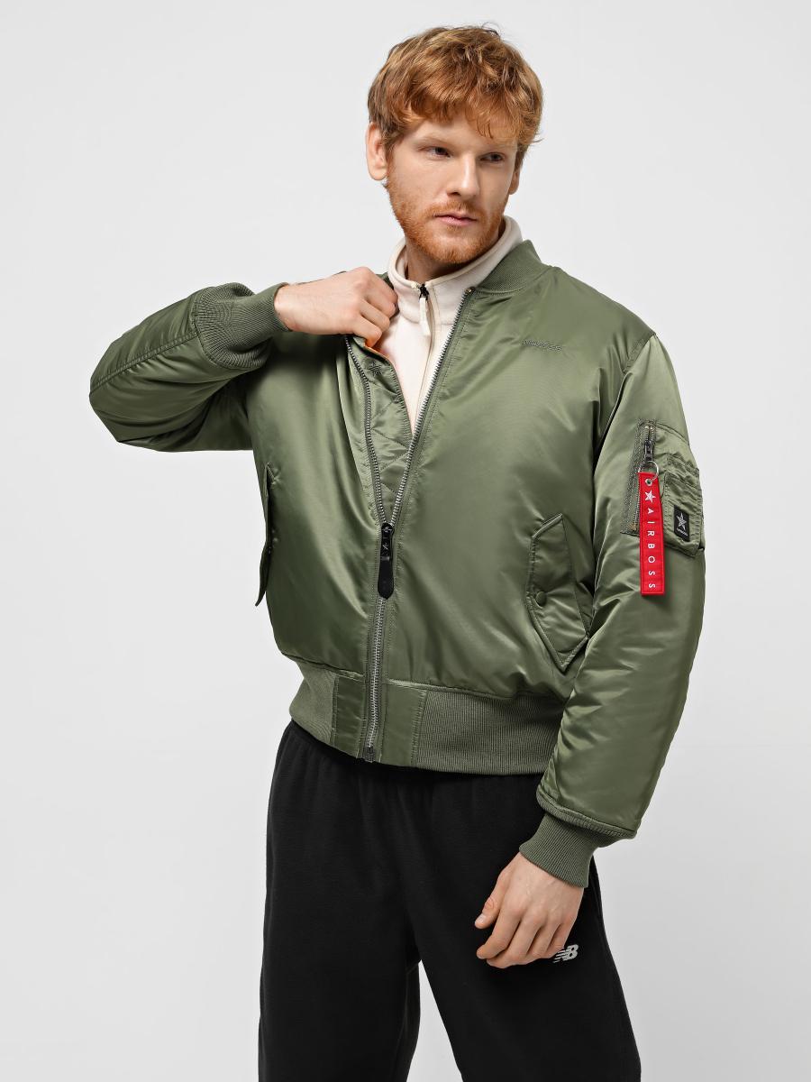 Куртка-бомбер Airboss MA-1 Flight Jacket NEW GEN XL Зеленый (123256) - фото 2 Куртка-бомбер Airboss MA-1 Flight Jacket NEW GEN XL Зеленый (123256) - фото 2