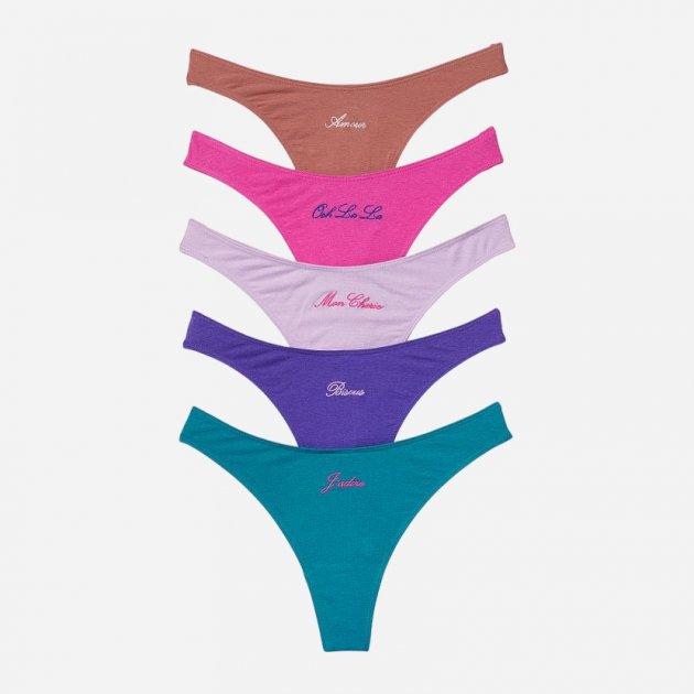 Набор женских трусиков стринги Victoria's Secret S Разноцветный (2033316906)