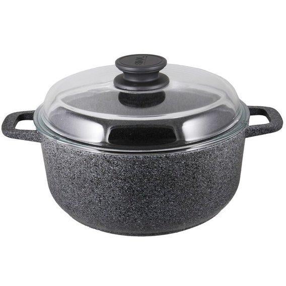 Кастрюля Биол Granite с крышкой 4 л Gray (K404IC)