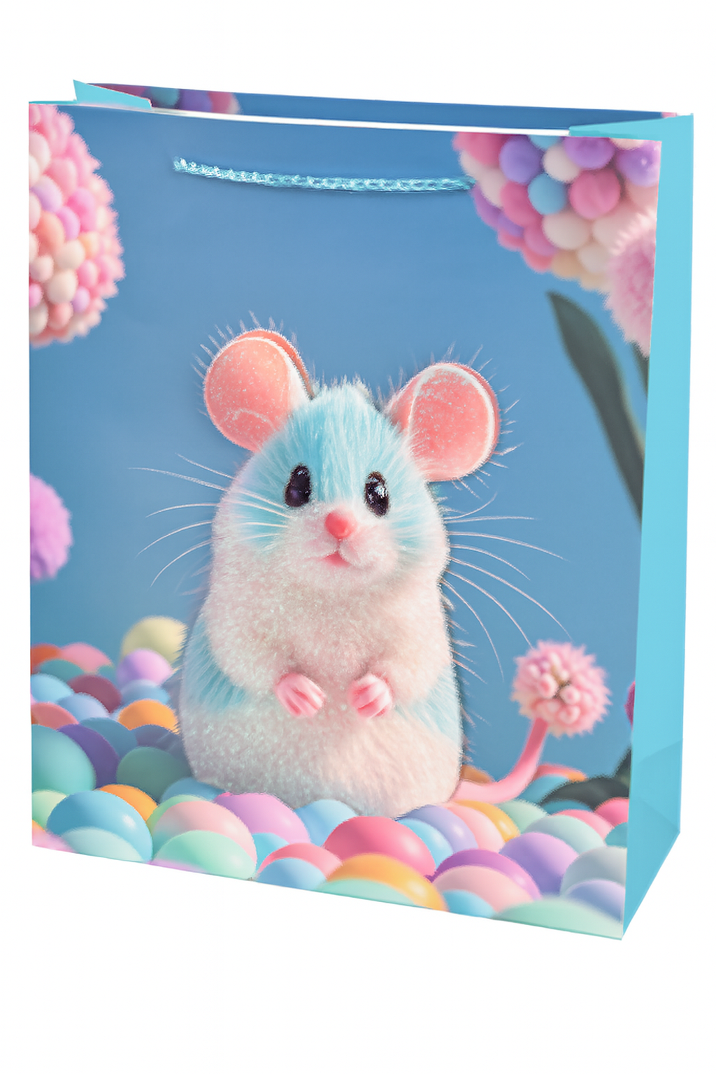 Подарочный пакет Hamster 3D R34518-L с принтом 40х30х12 см Разноцветный (29876001)