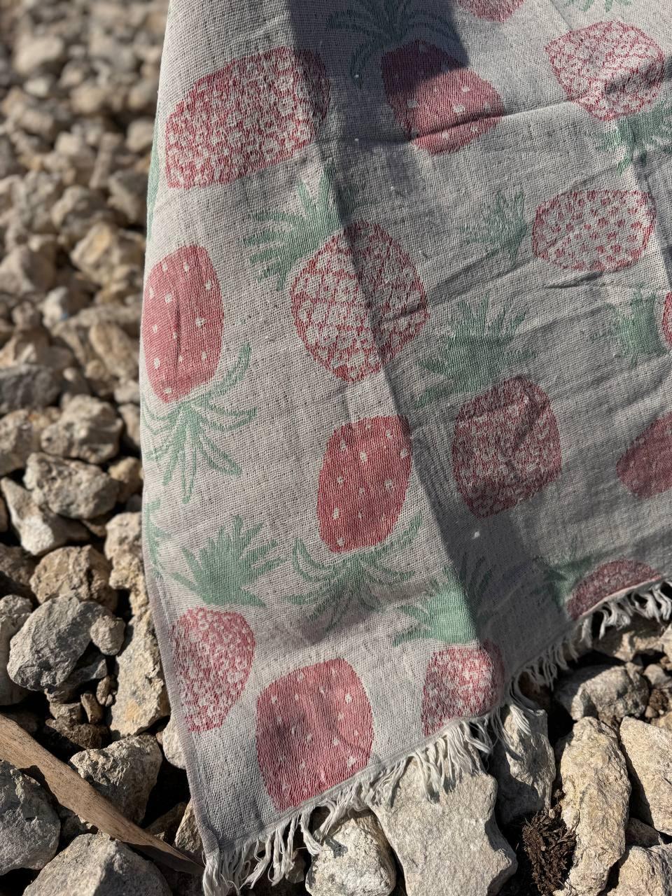 Покрывало хлопковое пештемаль 100х180 см Розовый (П4К-AL-peshtamel-003-01) - фото 4 Покрывало хлопковое пештемаль 100х180 см Розовый (П4К-AL-peshtamel-003-01) - фото 4