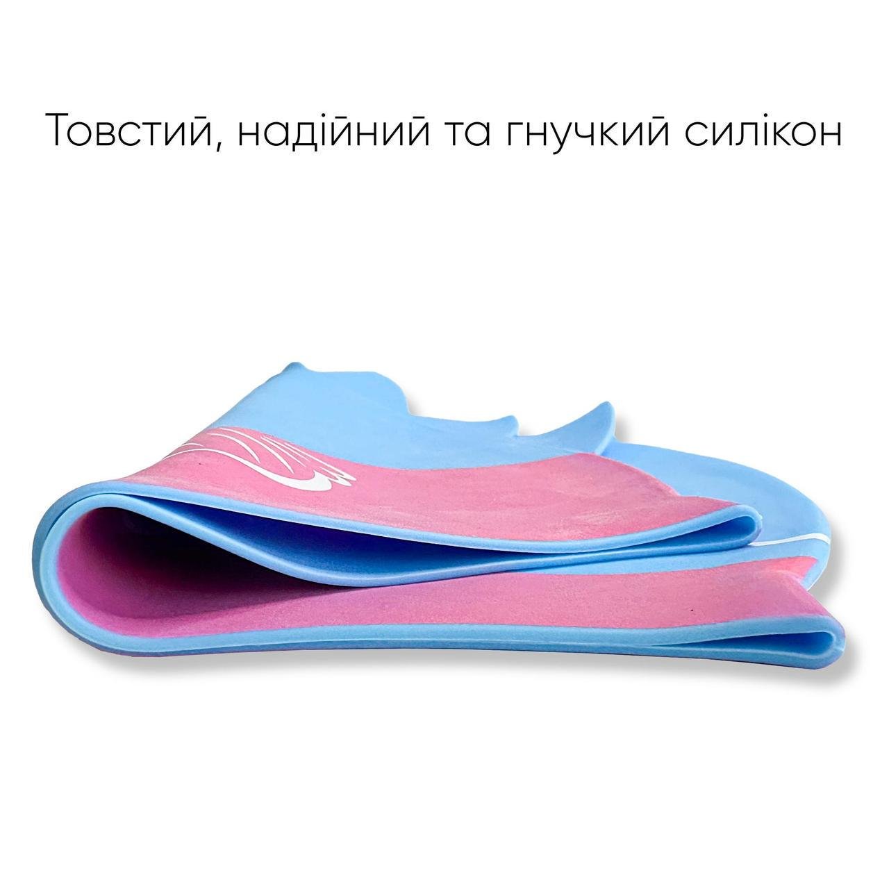 Шапочка для плавания детская Renvo Sentani JR OSFM Голубой/Розовый (1SC300-56) - фото 3 Шапочка для плавания детская Renvo Sentani JR OSFM Голубой/Розовый (1SC300-56) - фото 3