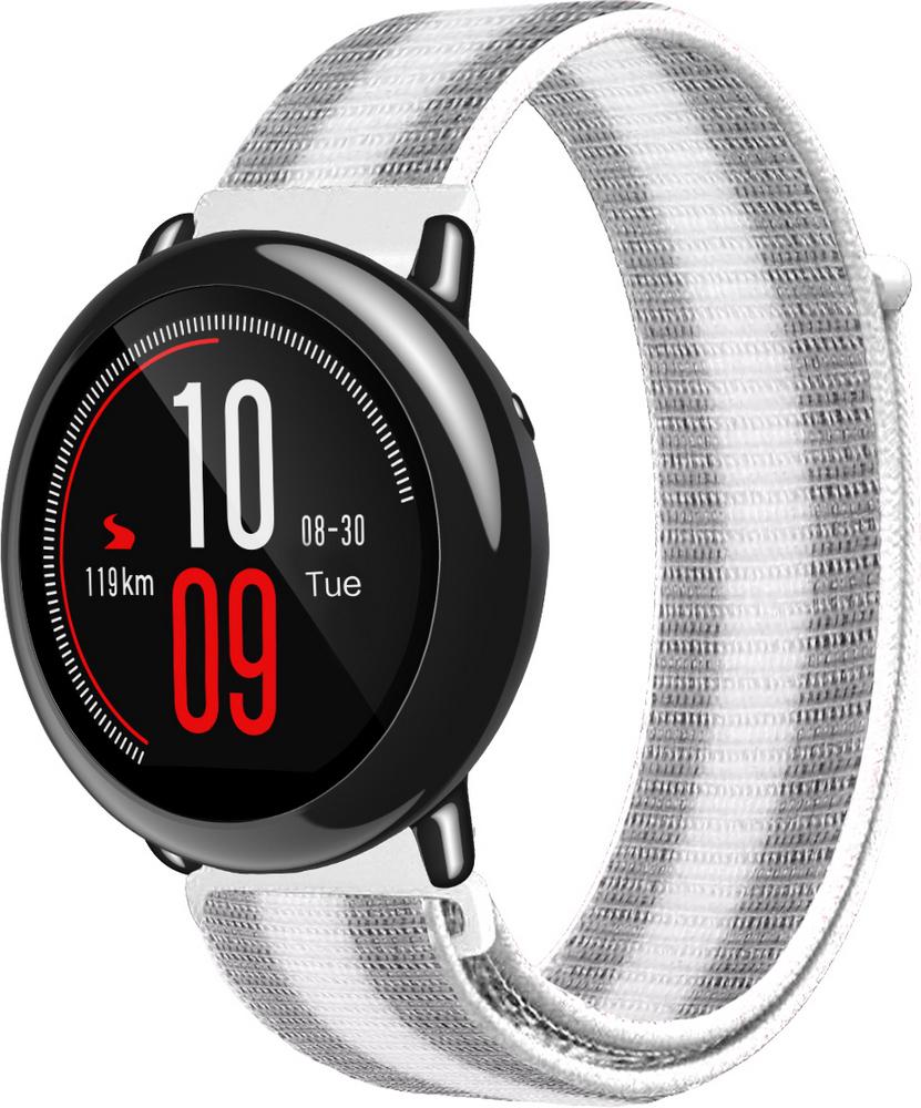 Ремешок нейлоновый Sport Loop для Amazfit Pace Silver/White (17128-58)
