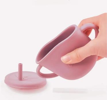 Набор силиконовой посуды для детей 6в1 на присосках Розовый (33274) - фото 4 Набор силиконовой посуды для детей 6в1 на присосках Розовый (33274) - фото 4