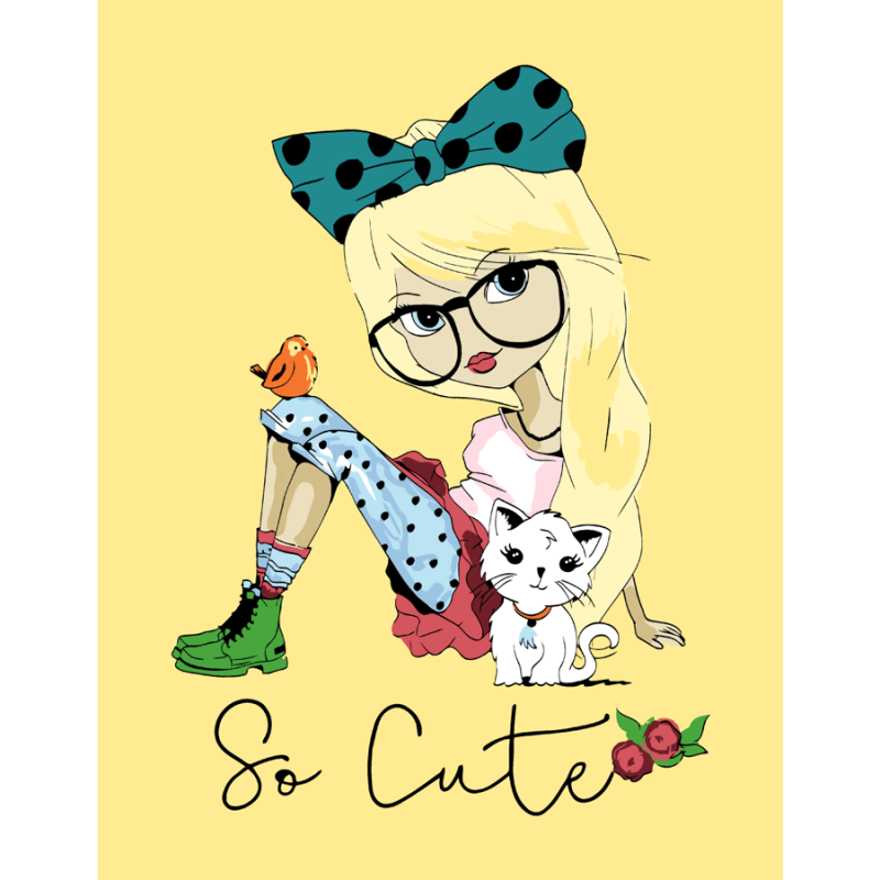 Картина по номерам Rosa So Cute 35х45 см (Az-218672)