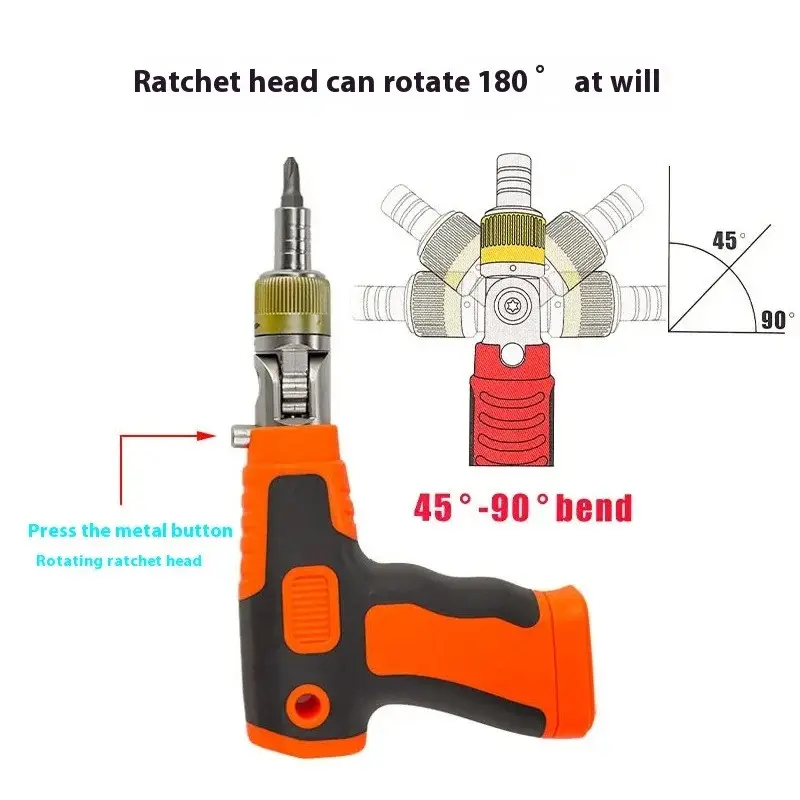 Викрутка-пістолет із бітами 16 в 1 2882A (23656021) - фото 7 Викрутка-пістолет із бітами 16 в 1 2882A (23656021) - фото 7